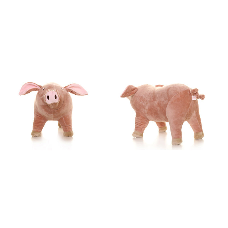 Cute Realistic Pig Plush Toy Pig Doll Stuffed Animal Sleeping Comfort Doll eprolo