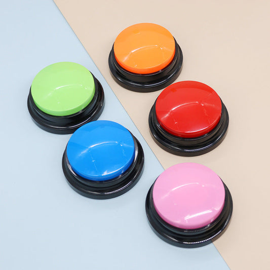 Dog Talking Button Pet Communication Key Sound Maker Cat Bell Toy Supplies Voice Recording Training Device eprolo