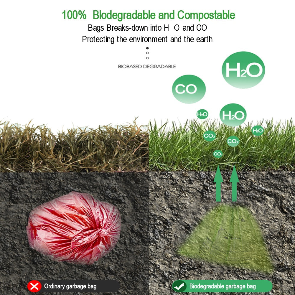 Biodegradable Pet Waste Bags Corn Starch PLA Degradable Poop Bags eprolo
