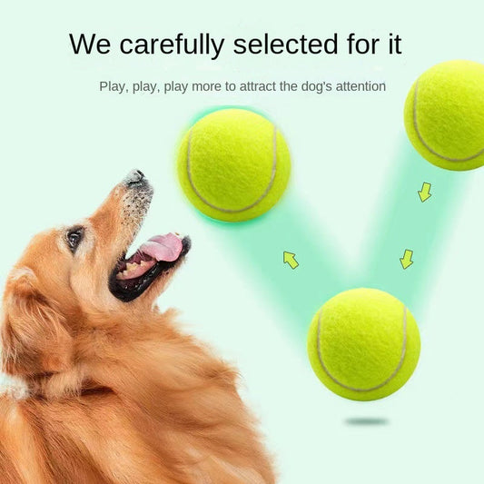 Dog Toy Rubber Elastic Tennis Ball Small and Medium sized Dog Bite Dog Toy eprolo