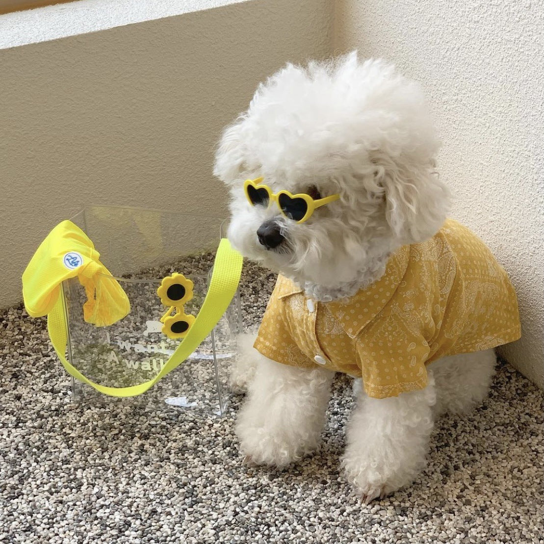Creative Love Pet Dog Cat Creative Sunglasses Sun Glasses with Accessories Photo eprolo