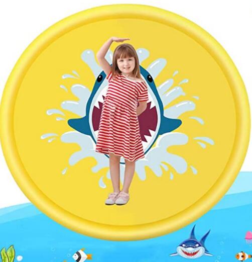 170 CM Summer Children's Baby Play Water Mat Games Beach Pad Lawn Inflatable Spray Water Cushion Toys Outdoor Tub Swiming Pool eprolo