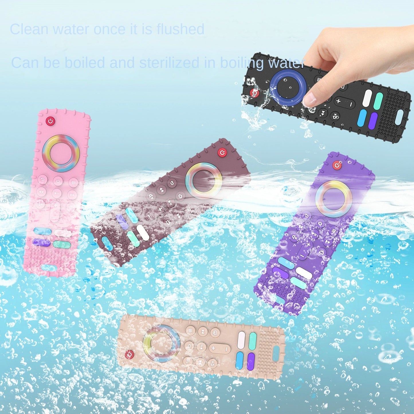 Baby remote control dental gel silicone baby anti food hand grinding rod eprolo