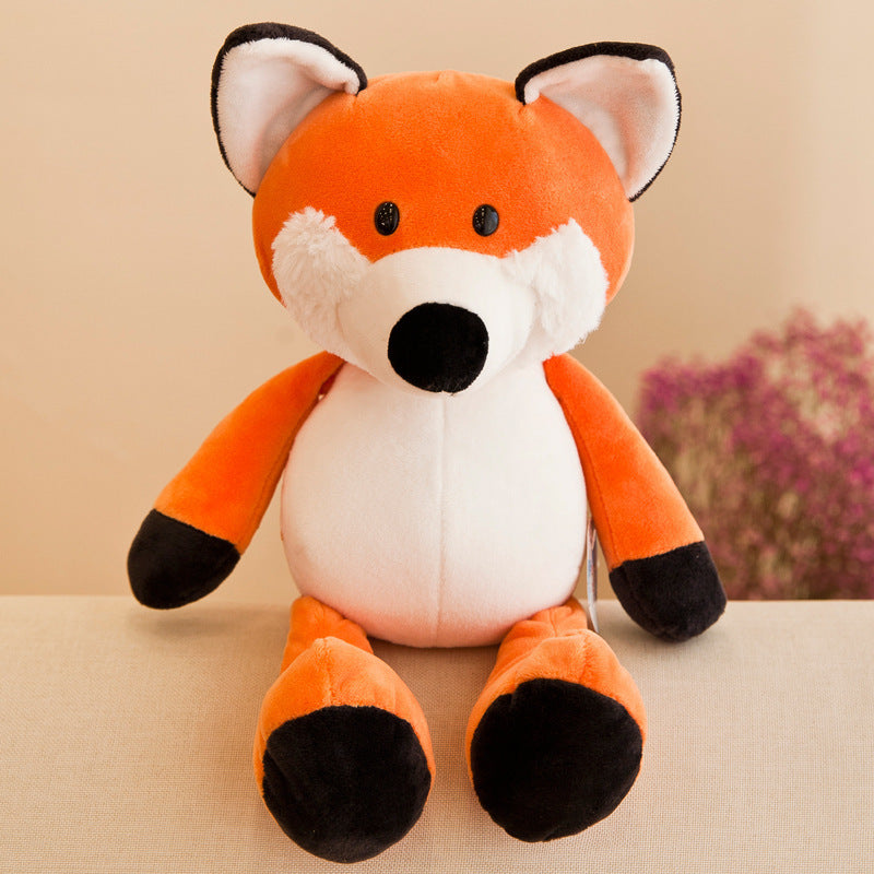 25cm Forest Animal Doll Giraffe Elephant Lion Monkey Dog Tiger Activity Gift Children's Birthday Plush Toy eprolo