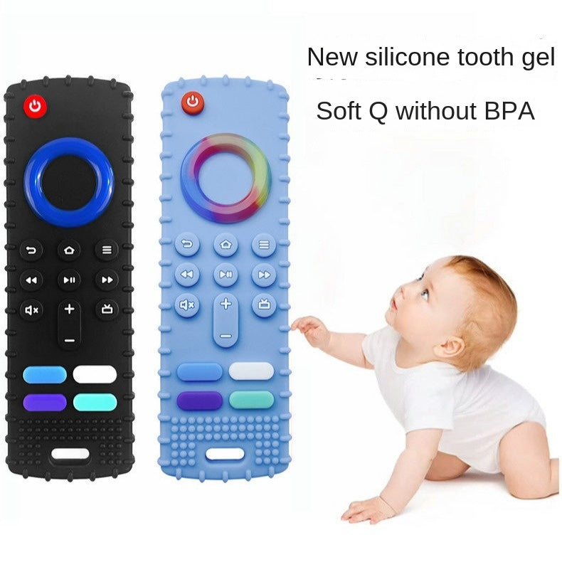 Baby remote control dental gel silicone baby anti food hand grinding rod eprolo